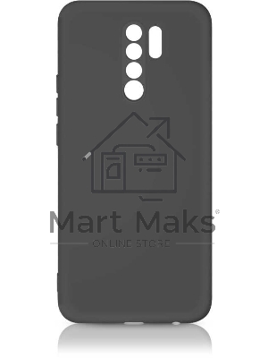 Чехол (клип-кейс) DF для Xiaomi Redmi 9 xiOriginal-12 черный (DF XIORIGINAL-12 (BLACK))