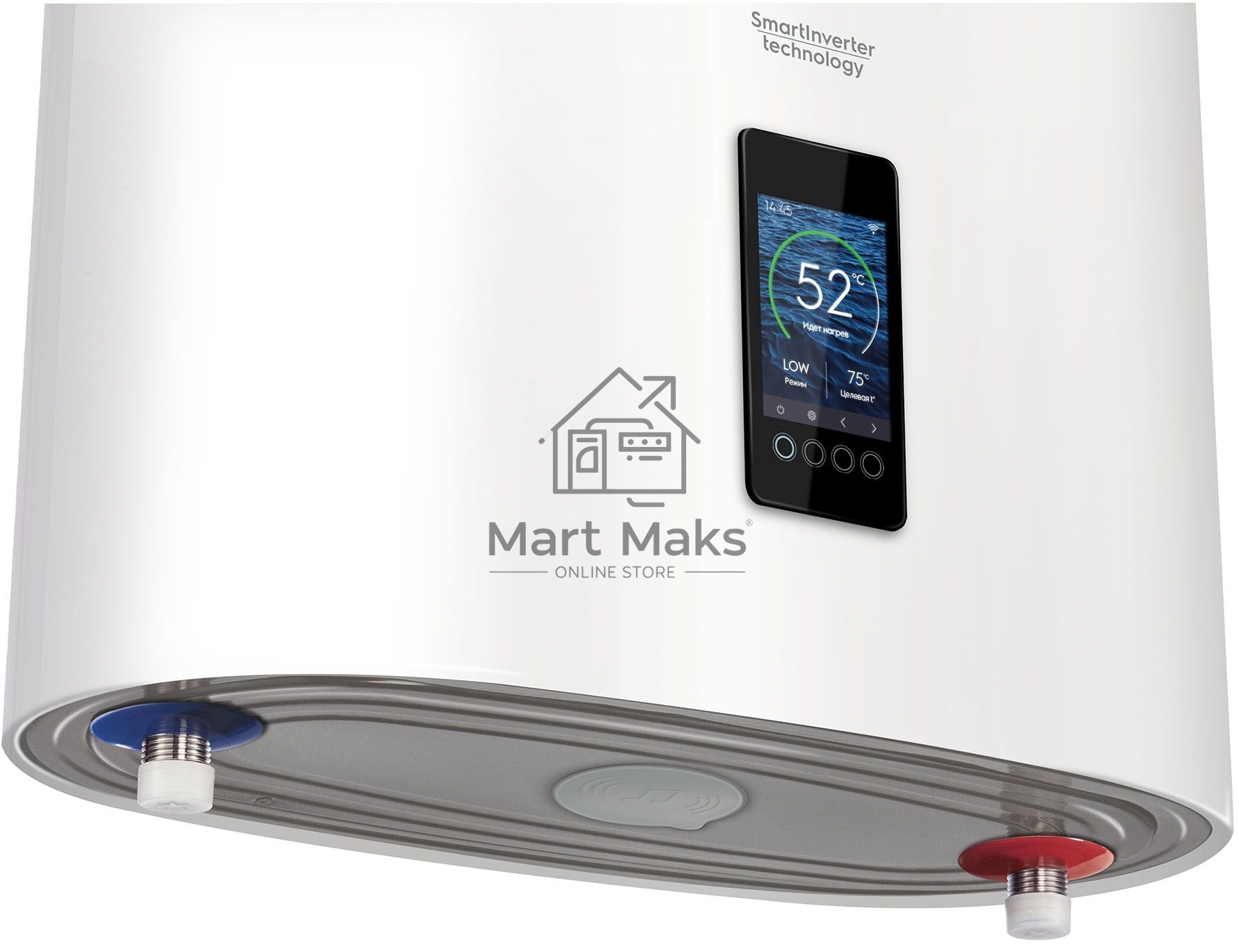 Водонагреватель Electrolux SmartInverter EWH 100 2кВт 100л электрический настенный/белый