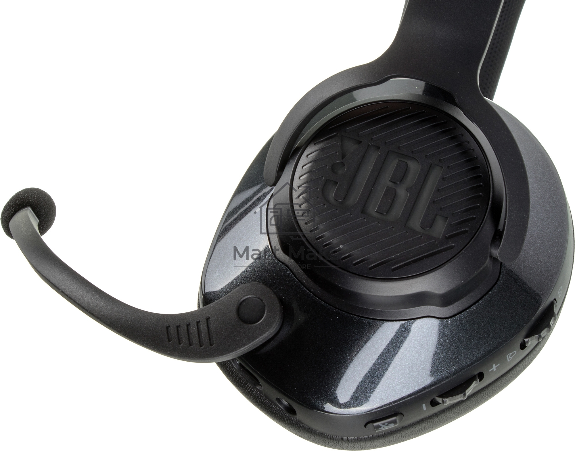 Гарнитура игровая с микрофоном JBL Quantum 400 черный оголовье USB (JBLQUANTUM400BLK)