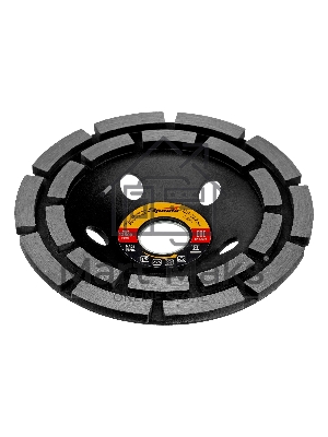Чашка алмазная зачистная Sparta 125 мм, двухрядная