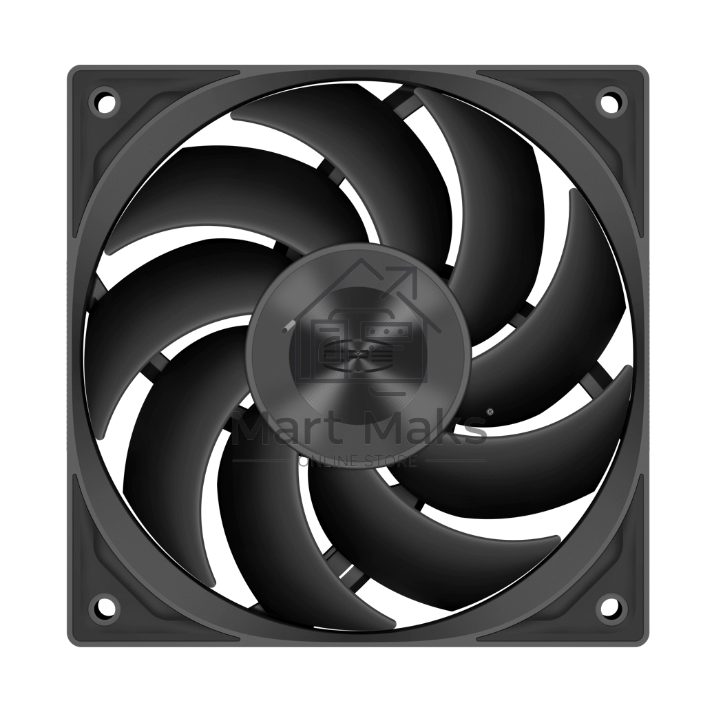 Кулер для корпуса PCCooler F5R120 черный 120мм 2000rpm 30db 4-pin