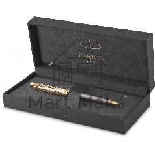 Ручка шариковая Parker Sonnet Pioneers K542 (2201051) Arrow Grey GT, M, черные чернила, подарочная коробка