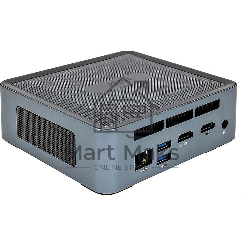Мини ПК HIPER EXPERTBOX D20 Intel Core i5 1240P(1.7Ghz)/16384Mb/512PCISSDGb/noDVD/Int:Intel Iris Xe Graphics/BT/WiFi/war 1y/0.45kg/Тёмно-серый/Win11Pro + WiFi 6, BT 5.2,металл, VESA 75х75, 100х100