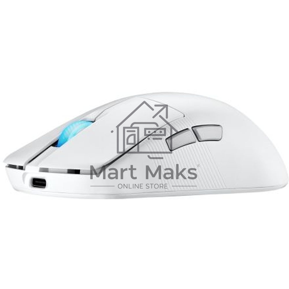 Мышь беспроводная ASUS ROG Harpe Ace Mini белый, 42000 dpi, радиоканал, Bluetooth, USB, кнопки - 5