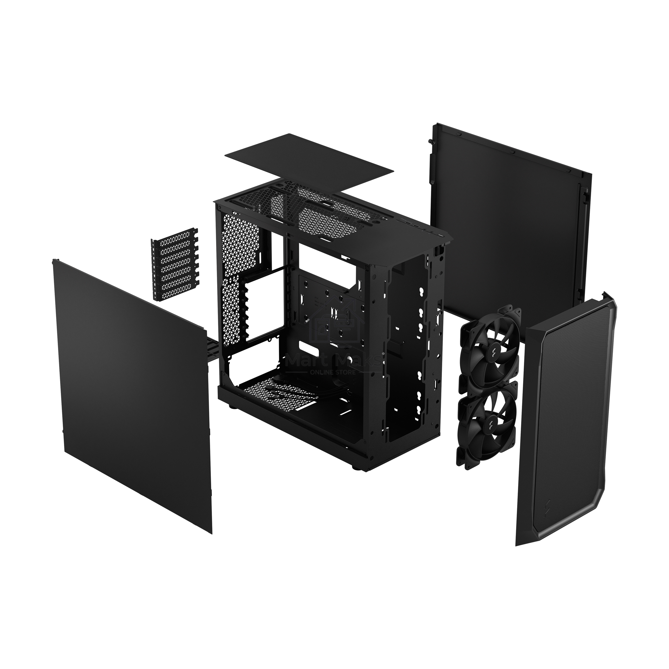 Корпус Fractal Design Focus 2 Black Solid/FD-C-FOC2A-07