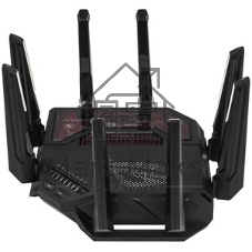 Маршрутизатор ASUS GT-BE19000, черный/красный, 90IG0850-MO9A0V