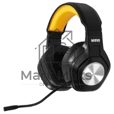 Гарнитура MARVO HG9084 Pulz 80 чёрный, проводная, USB, подсветка