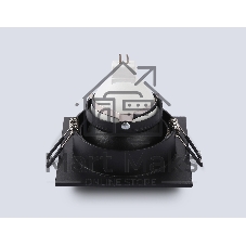 Встраиваемый точечный светильник Ambrella light TN102828 BK/BK черный/черный GU5.3 92*92*50