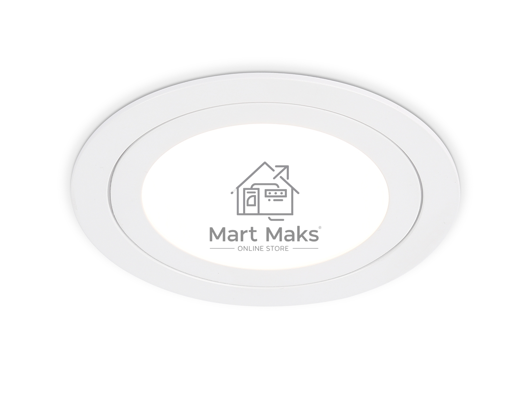 Светильник Ambrella light TN6601 WH белый IP44 GX53 max 15W D110*23