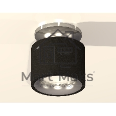 Светильник Ambrella Light XS7511081 SBK/PSL черный песок/серебро полированное MR16 GU5.3 (N7927, C7511, N7012)