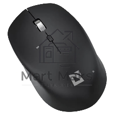 Мышь беспроводная Defender Velvet MB-406 черный, 1600 dpi, радиоканал, Bluetooth, USB, кнопки - 4