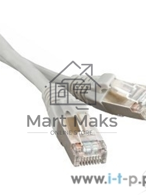 Патч-корд Hyperline PC-LPM-STP-RJ45-RJ45-C6-2M-LSZH-GY F/UTP, экранированный, Cat.6, LSZH, 2 м, серый