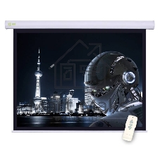 Экран Cactus 124.5x221 см Motoscreen CS-PSM-124x221 16:9 настенно-потолочный рулонный белый (моторизованный привод)