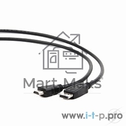 Кабель DisplayPort-HDMI Gembird/Cablexpert 3м, 20M/19M, черный, экран, пакет(CC-DP-HDMI-3M)