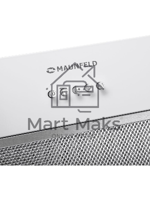 Вытяжка встраиваемая Maunfeld THAMES 601PM белый, 60 см, 850 куб. м/ч, 44 дБ