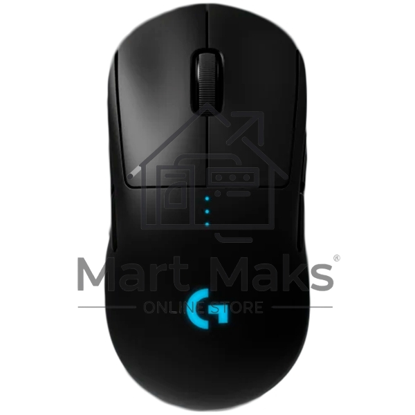 Мышь беспроводная/проводная Logitech G PRO черный, 25600 dpi, радиоканал, USB, кнопки - 7