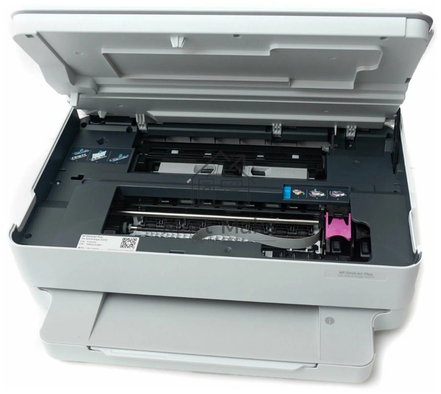 МФУ струйный HP DJ Plus IA 6075 AiO (5SE22C), A4, цветной, печ. до 20 стр/мин. (ч/б) до 17 стр/мин. (цвет), 1200x1200dpi, USB, Wi-Fi, Air Print, Mopria