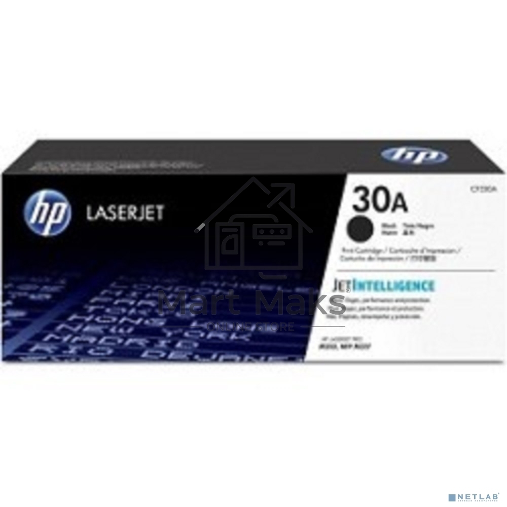 Картридж лазерный HP 30A черный для M203/MFP M227 (1600 стр)