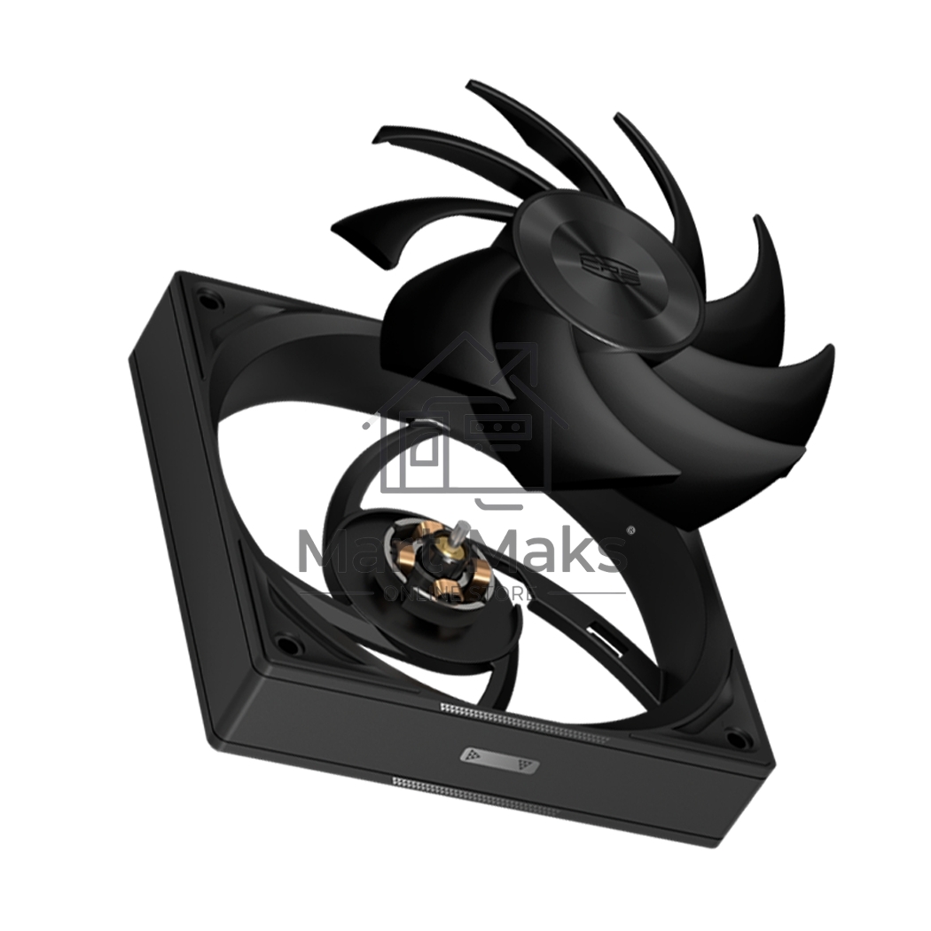 Кулер для корпуса PCCooler F5R120 черный 120мм 2000rpm 30db 4-pin