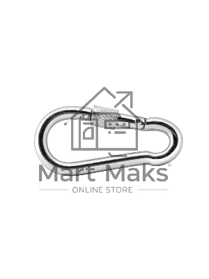 Карабин с гайкой DIN 5299D, 8,0мм Карабин с гайкой DIN 5299D, 8,0мм