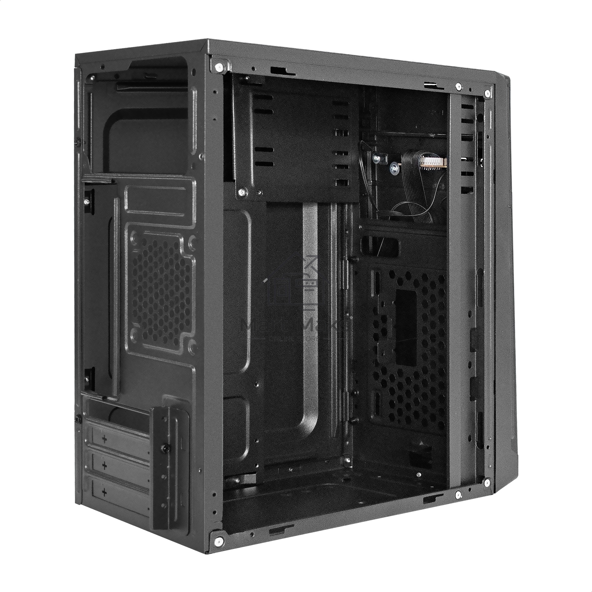 Компьютерный корпус Minitower ExeGate EX283056RUS BAA-106 Black, mATX, <без БП>, 2*USB, Audio