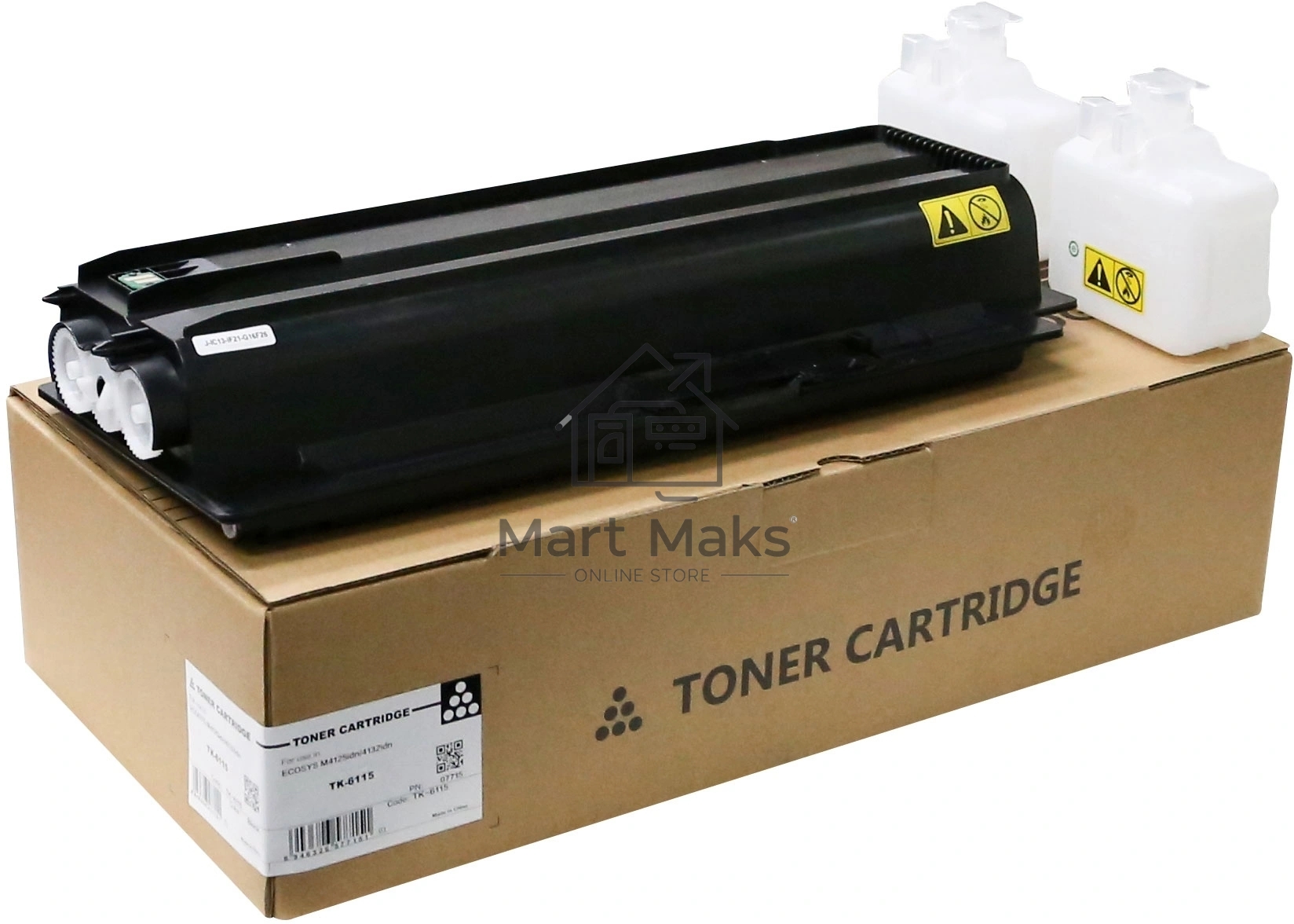 Картридж лазерный (PK9/PK10) TK-6115 для KYOCERA ECOSYS M4125idn/4132idn (CET), 540г, 15000 стр., CET7715