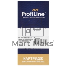 Картридж струйный ProfiLine PL-PFI-102BK для принтеров Canon IPF510/IPF605/IPF610/IPF650/IPF655/IPF710/IPF750/IPF755/IPF760/IPF765 с чернилами Black