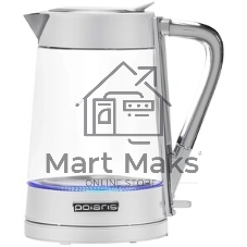 Чайник электрический Polaris PWK 1715 CGL Water Way Pro, Белый