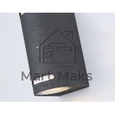 Светильник Ambrella light ST3741/2 GR серый IP54 GU10/2 max 35W 150*68*92