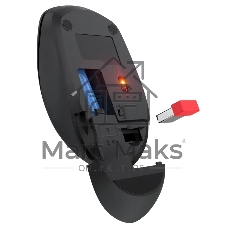 Мышь беспроводная Defender Velvet MB-406 черный, 1600 dpi, радиоканал, Bluetooth, USB, кнопки - 4
