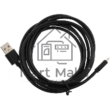Кабель KingPrice KP-microUSB-2.4A-2m USB (m)-micro USB (m) 2м черный