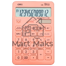 Калькулятор настольный Deli Touch EM01541 красный 12-разр.