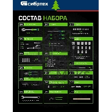 Набор инструментов Сибртех, 1/2