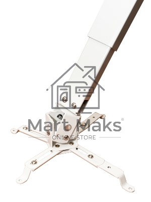 Крепление для проектора, с квадратной штангой, от потолка 30-50см, цв. черный Крепление для проектора, с квадратной штангой, от потолка 30-50см, цв. черный