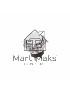 Выключатель-кнопка металл 250V 2А (2с) (ON)-OFF Ø16.2 белая Rexant