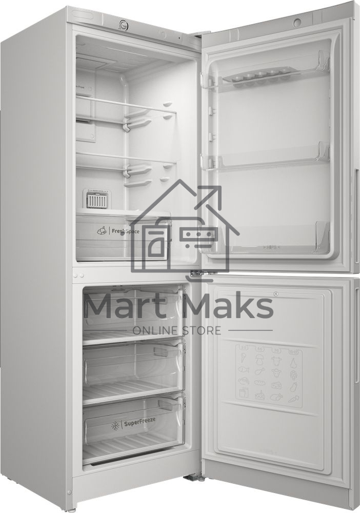 Холодильник Indesit ITR 4160 W белый двухкамерный 179/78л морозилка снизу
