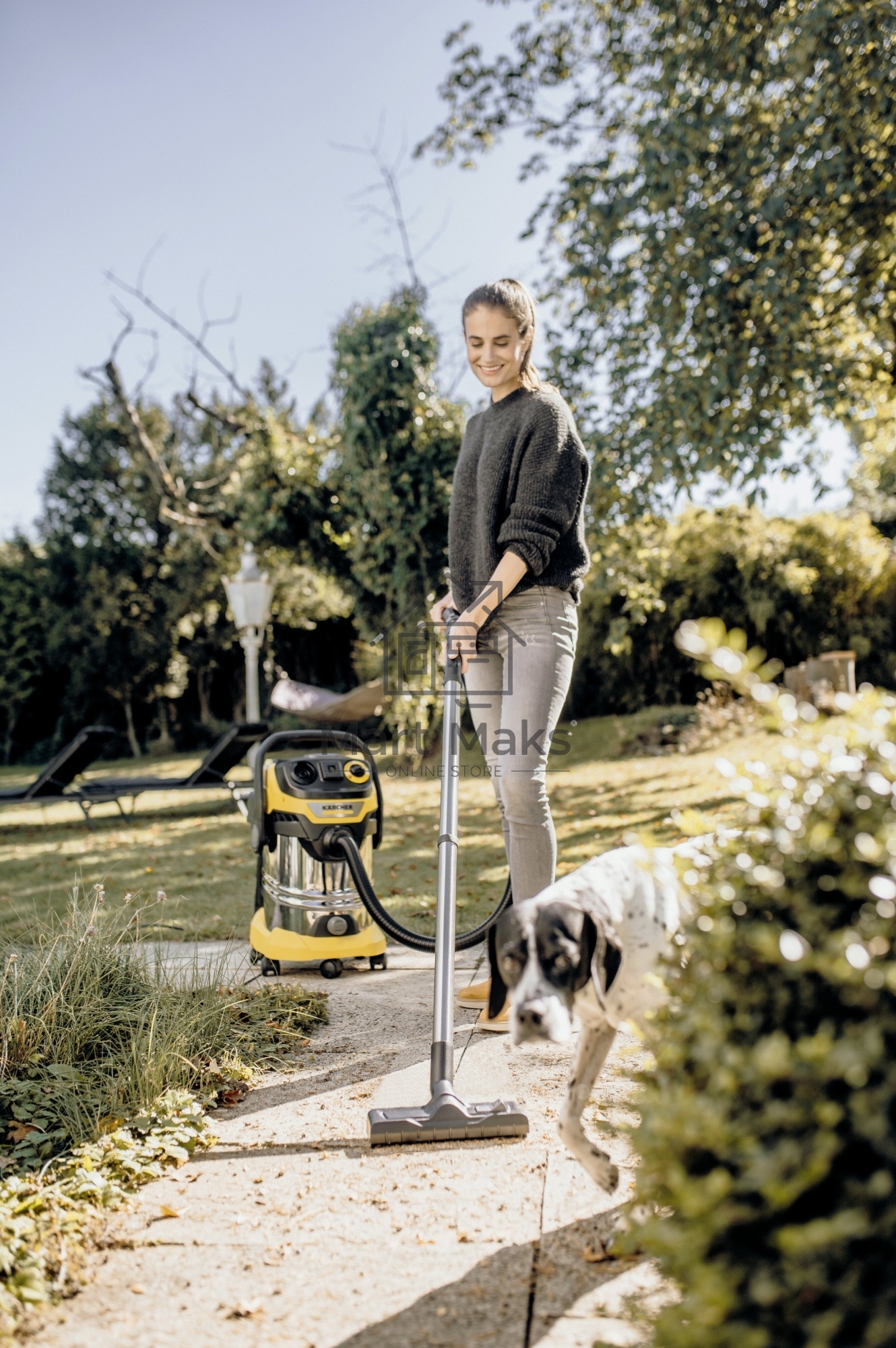 Строительный пылесос Karcher WD 6 P S V-30/6/22/T желтый, 1300 Вт, уборка сухая/сбор воды, пылесборник мешок/контейнер, 30 л