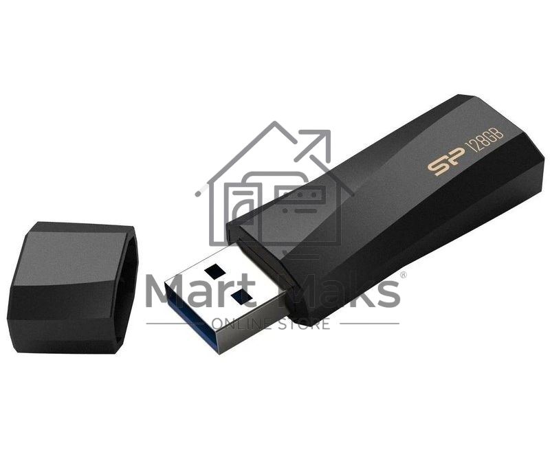Флешка USB R/W Silicon Power R/W 128GB Blaze B07 Type-A USB 3.2 Gen 1, Black