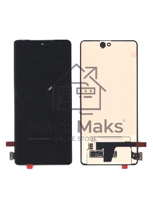 Дисплей для V27 (V2246) 5G в сборе с тачскрином черный Amoled