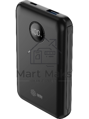 Портативный аккумулятор Cactus CS-PBFSOA-10000 10000mAh 22.5W 4.5A USB-A/USB-C черный