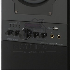 Акустическая система Nakatomi OS-74 BLACK 2.0, 120W RMS, Bluetooth, FM, USB, Караоке, пульт ДУ
