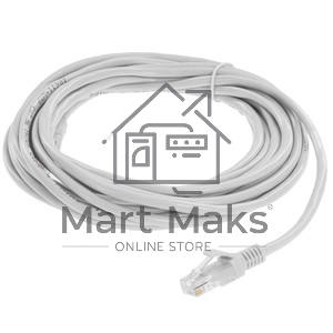Патч-корд CCA lightl UTP Гарнизон PC-UTP-5e-5-BK cat.5e, 5м, литой, многожильный черный