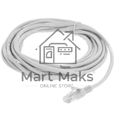 Патч-корд CCA lightl UTP Гарнизон PC-UTP-5e-5-BK cat.5e, 5м, литой, многожильный черный