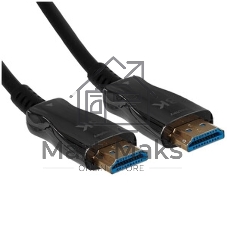Кабель HDMI AOC-HM-HM-20M Wize, оптический, 20 м, 4K/60HZ, v.2.0, ARC, 19M/19M, черный, коробка