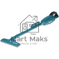 Строительный пылесос Makita DCL180Z синий, питание от аккумулятора, 30 Вт, уборка сухая, пылесборник 0.65 л, без АКБ, без ЗУ (работа от АКБ max 20 мин)