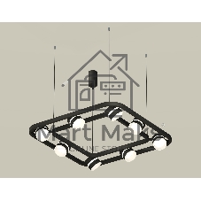 Светильник Ambrella light XB9182152/8 SBK/FR черный песок/белый матовый GX53 (C9182, N8445)