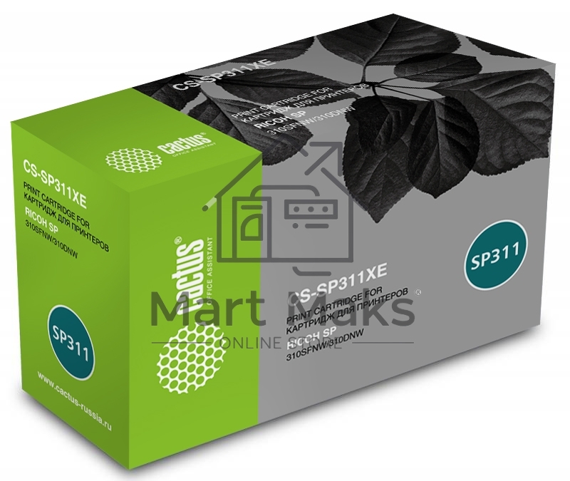 Картридж лазерный Cactus CS-SP311XE черный (6400 стр.) для Ricoh SP 311DN/311DNw/325DNw