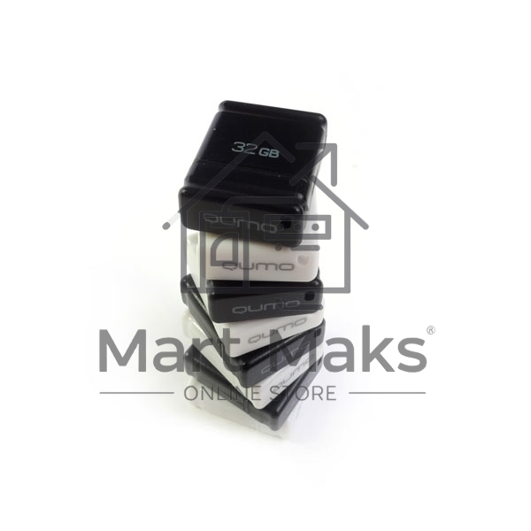 Флешка USB R/W  2.0 QUMO 32GB NANO QM32GUD-NANO-B Black