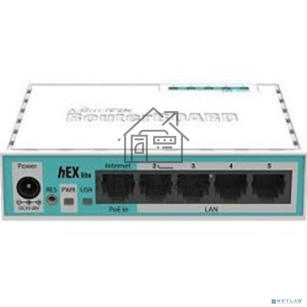 Маршрутизатор MikroTik RB750r2 hEX lite 5x10/100 Mbps