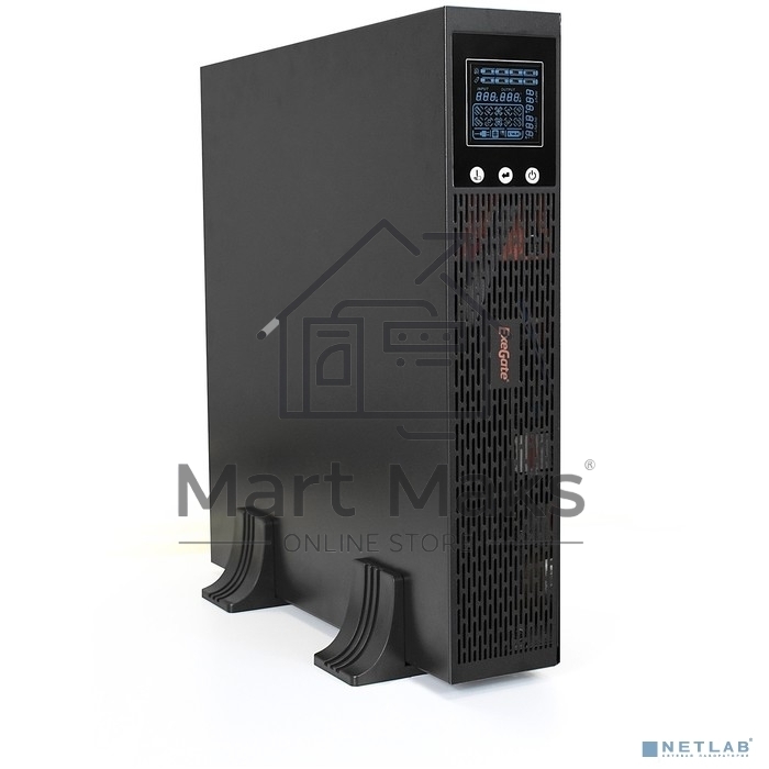 Источник бесперебойного питания Pure Sine Wave ExeGate SinePower UHB-2000.LCD.AVR.C13.RJ.USB.2U <2000VA/1600W,8*C13,RM/Tower>